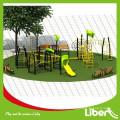 LLDPE Tipo Aço Galvanizado Outdoor Playground Escalada Estruturas / Playground Exteriores para Chidren Sports